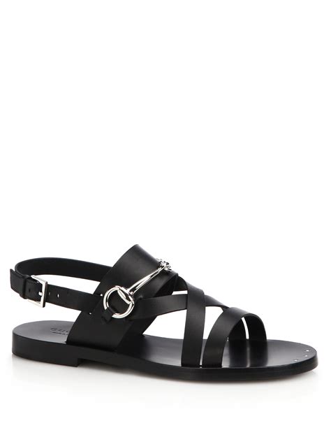 gucci strappy sandals pumps|Gucci flat sandals on sale.